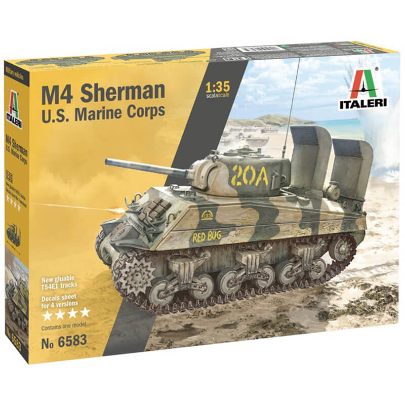 Italeri 1/35 M4 Sherman U.S. Marine Corps Kit