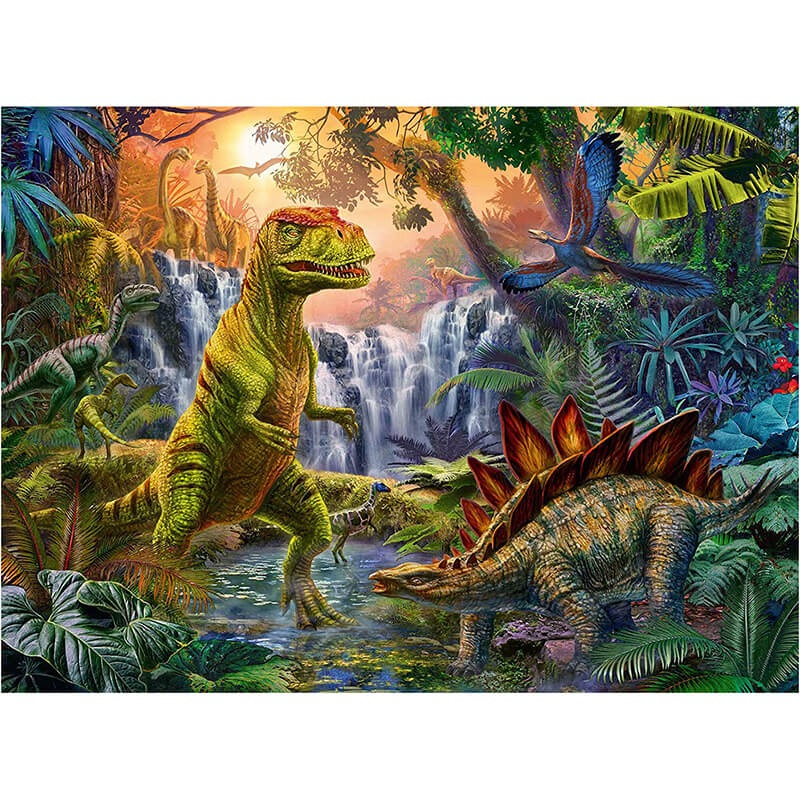 Dinosaur Oasis 100pcs Puzzle