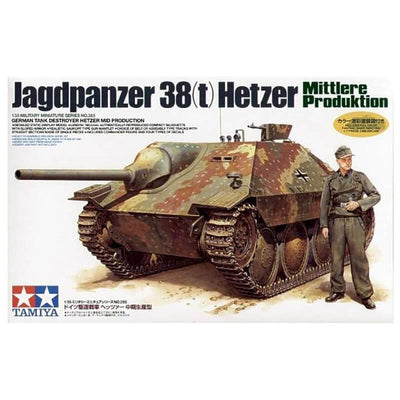 Tamiya 1/35 German Tank Destroyer Hetzer Mid Production Kit