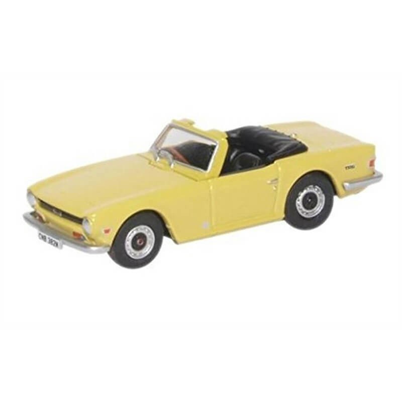 Oxford 1/76 Triumph TR6 (Mimosa Yellow)