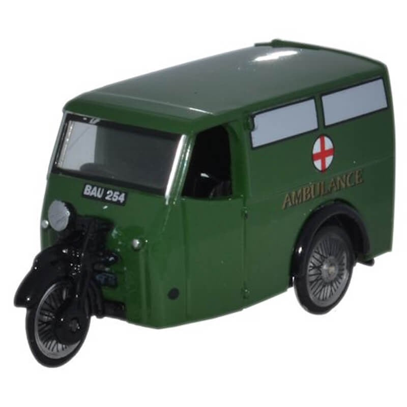 Oxford 1/76 Tricycle Van Ambulance
