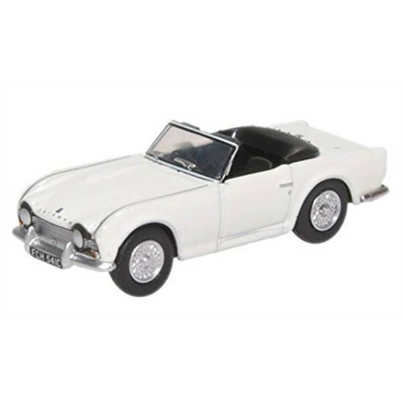 Oxford 1/76 Triumph TR4 (New White)