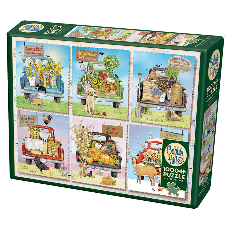 Farmer's Market Trucks 1000pc Puzzle