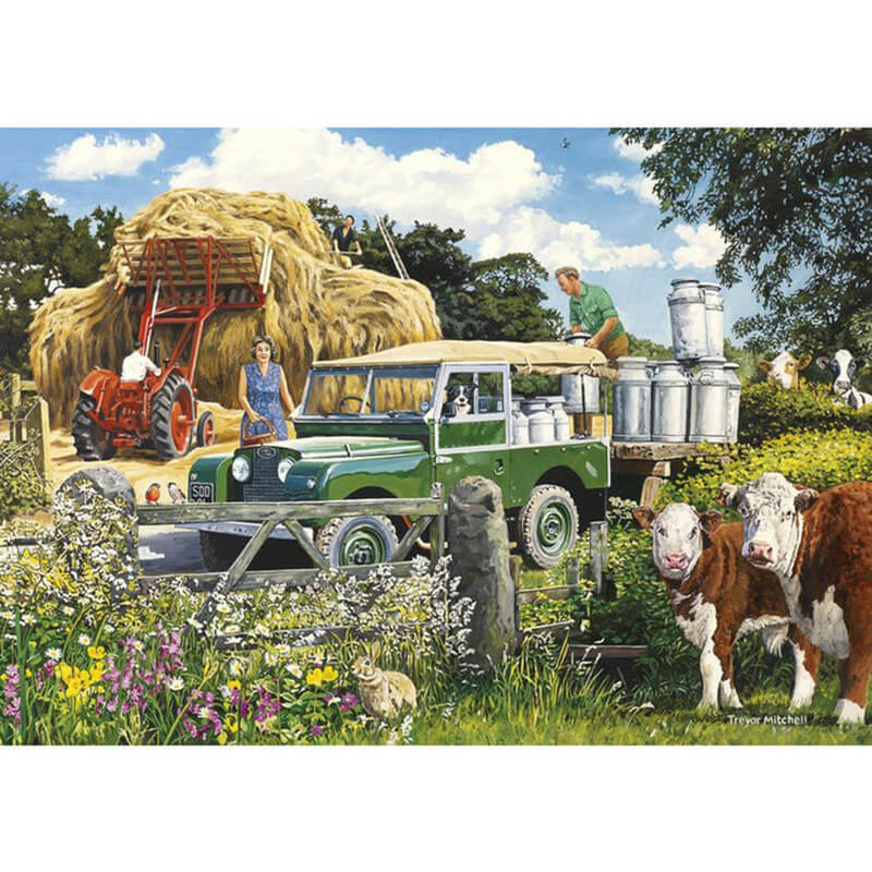 The Farmer's Round By Trevor Mitchell 4x500pc Puzzle