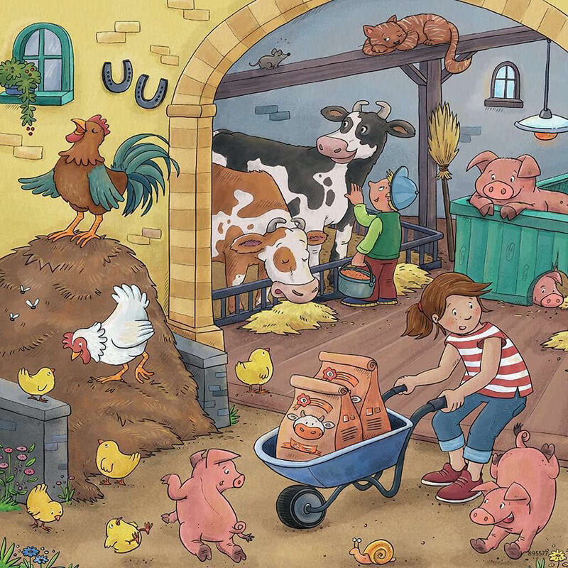 On The Farm 3x49pcs Puzzle