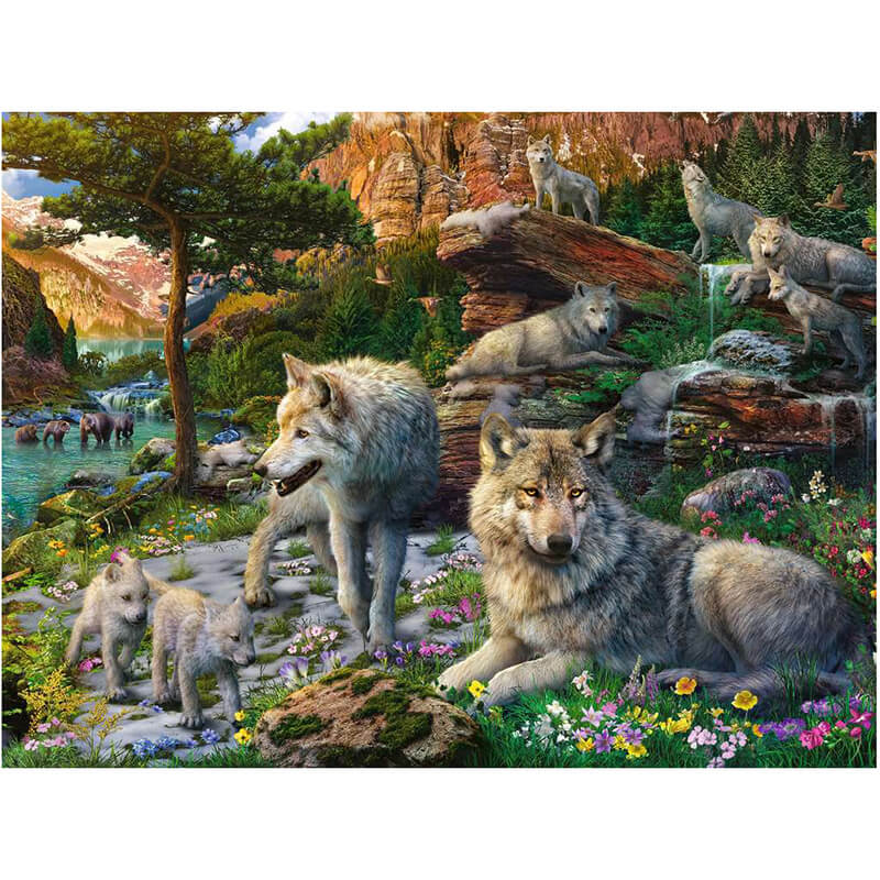 Wolves in Spring 1500pcs Puzzle