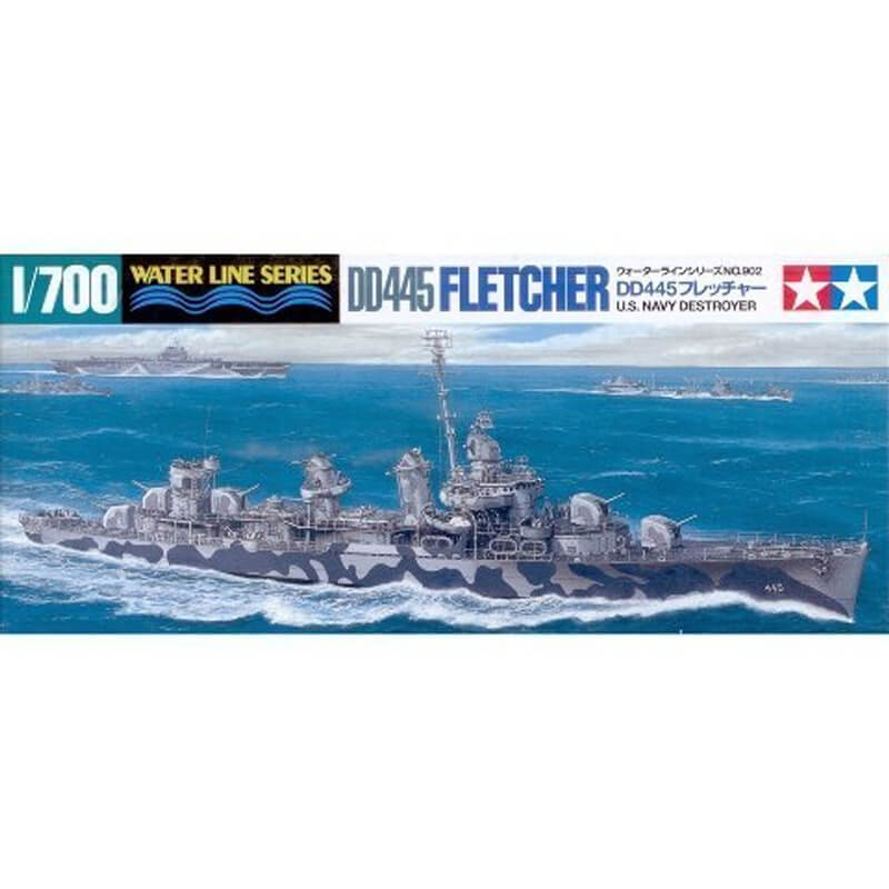 Tamiya 1/700 U.S. Navy Destroyer DD445 Fletcher Kit