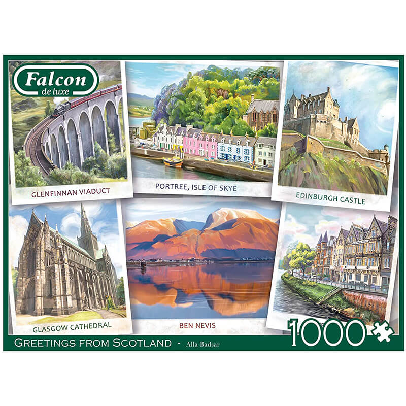Greetings from Scotland By Alla Badsar 1000pc Puzzle