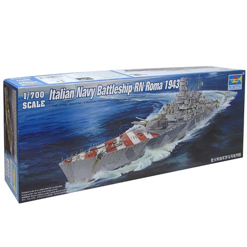 Trumpeter 1/700 Italian Navy Battleship RN Roma 1943 Kit