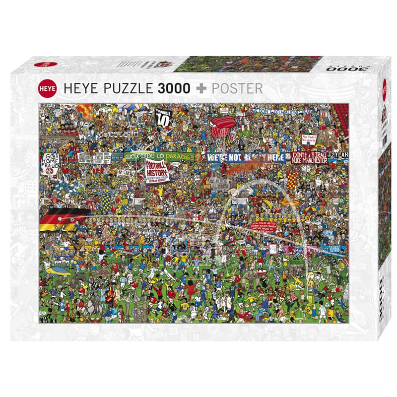 Football History By Alex Bennett 3000pcs Puzzle