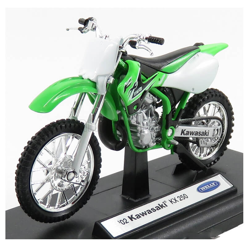 Welly 1/18 02 Kawasaki KX 250