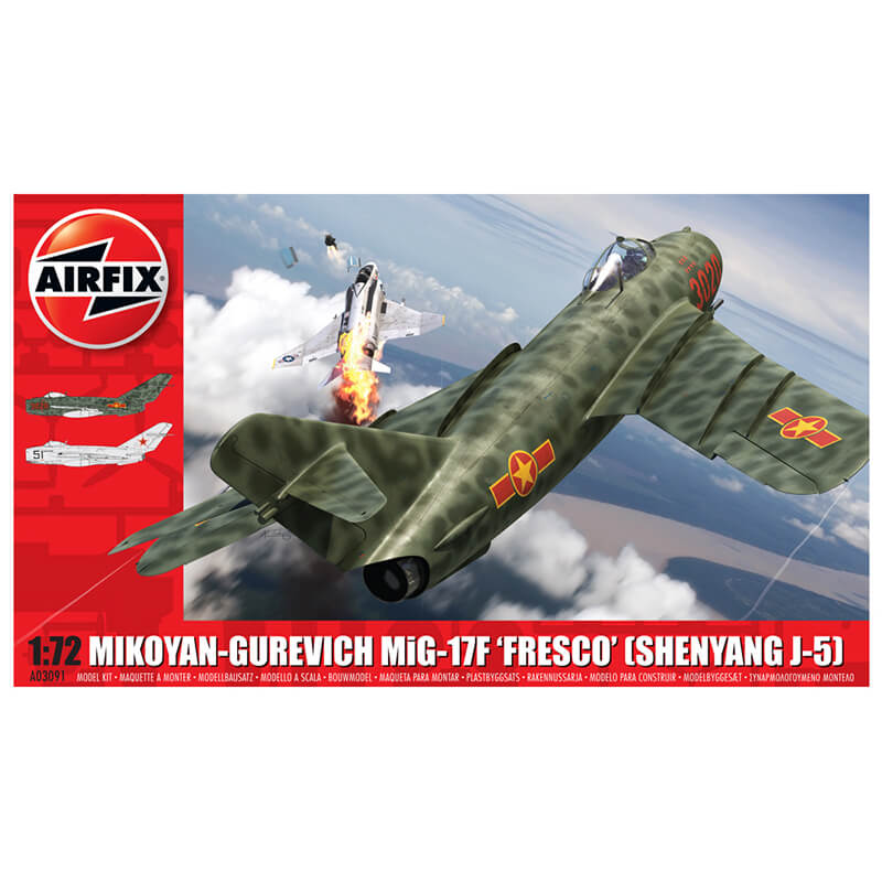 Airfix 1/72 Mikoyan-Gurevich MiG-17F 'Fresco' (Shenyang J-5) Kit