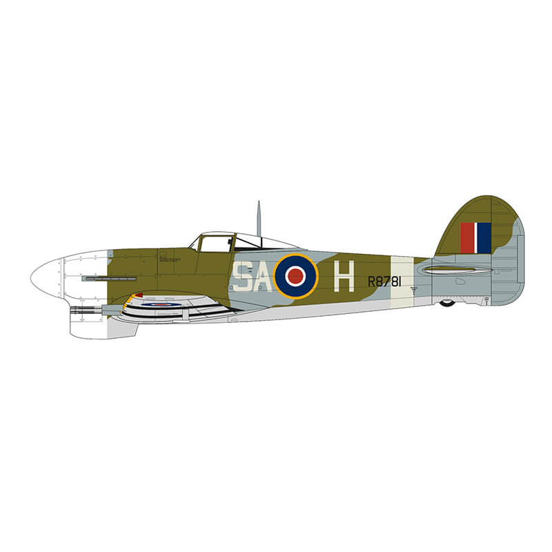 Airfix 1/24 Hawker Typhoon Mk.1B 'Car Door' With 1 Extra Scheme Kit