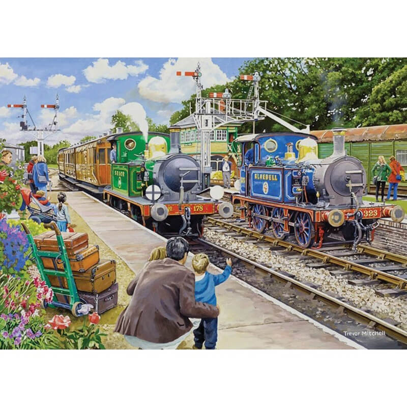 Horsted Keynes On The Bluebell Railway By Trevor Mitchell 500pcs Puzzle