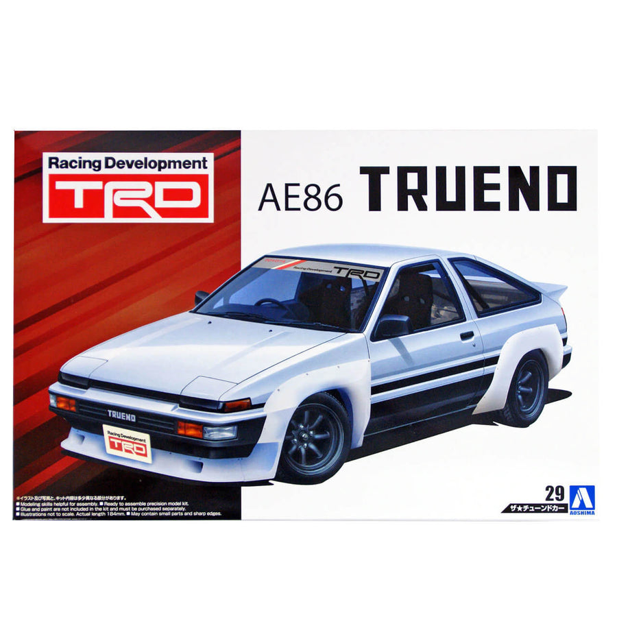 Aoshima 1/24 TRD AE86 Trueno N2 '85 Kit