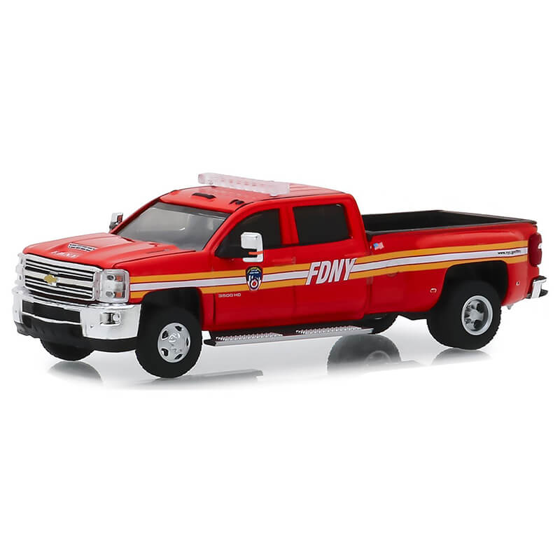 Greenlight 1/64 2018 Chevrolet Silverado 3500HD - Fdny