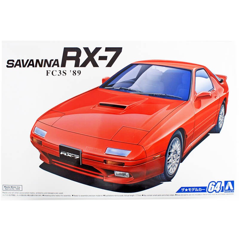 Aoshima 1/24 Mazda FC3S Savanna RX-7 '89 Kit
