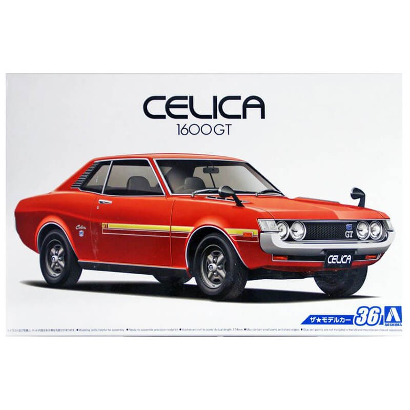 Aoshima 1/24 Toyota TA22 Celica 1600GT '72 Kit