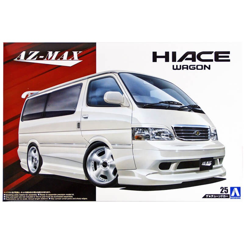 Aoshima 1/24 Toyota Az-Max KZH100 Hiace Wagon '99 Kit