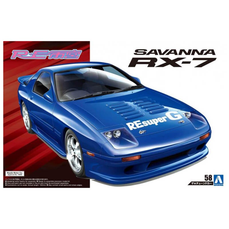 Aoshima 1/24 Mazda RE Amemiya FC3S RX-7 '89 Kit