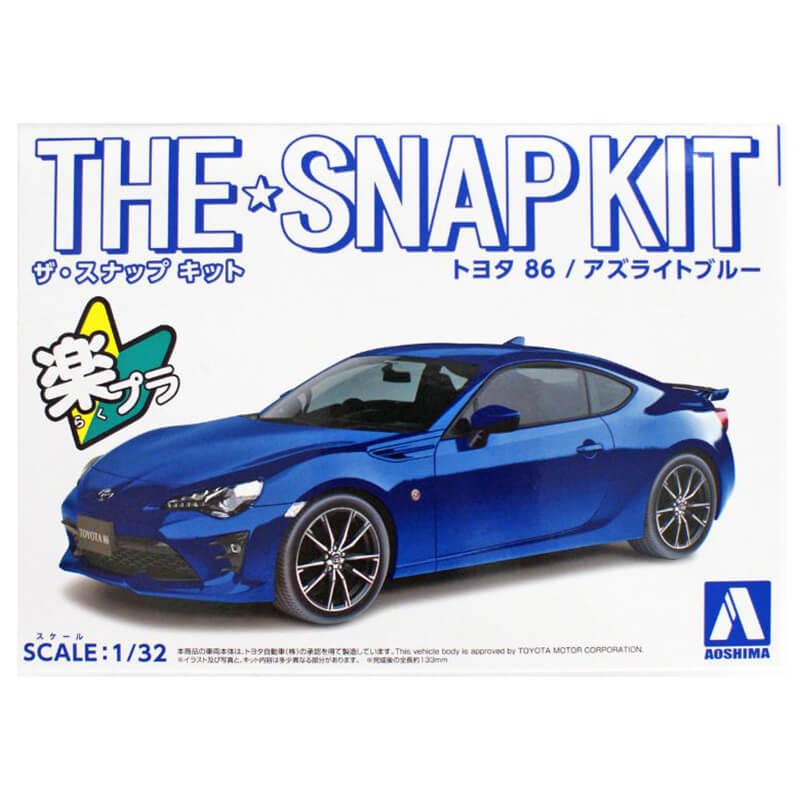 Aoshima 1/32 Toyota 86 (Azurite Blue) Kit