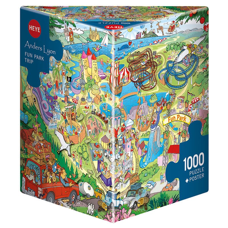 Fun Park Trip By Anders Lyon 1000pc Puzzle