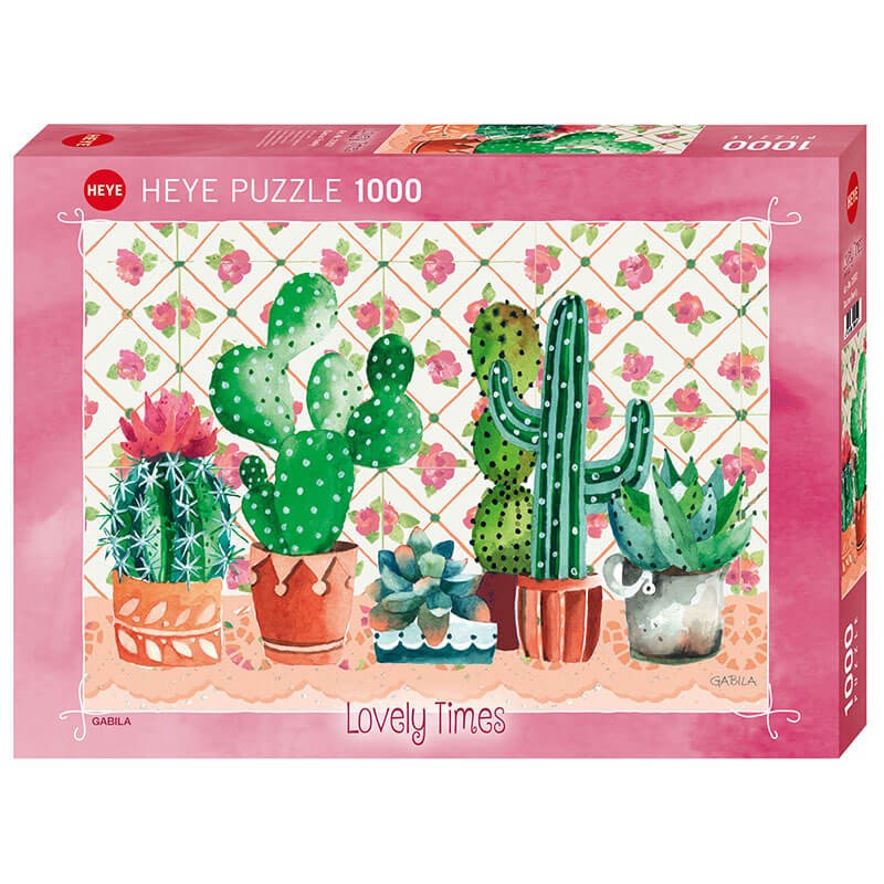 Cactus Family By Gabila 1000pc Puzzle