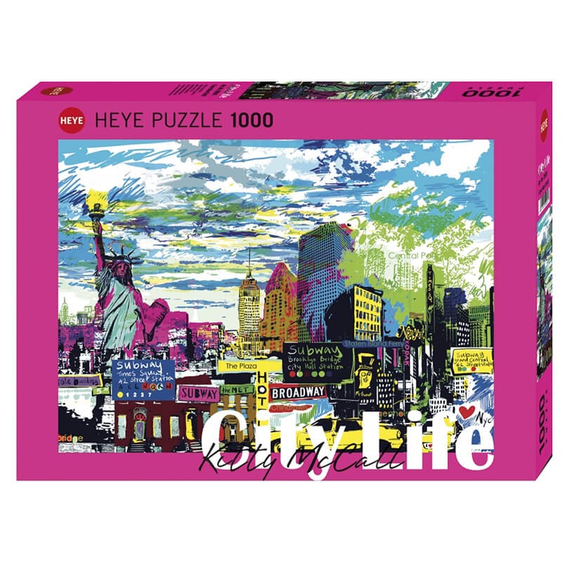 I Love New York! By Kitty McCall 1000pc Puzzle