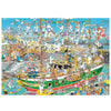 Tall Ships Chaos By Jan van Haasteren 500pc Puzzle