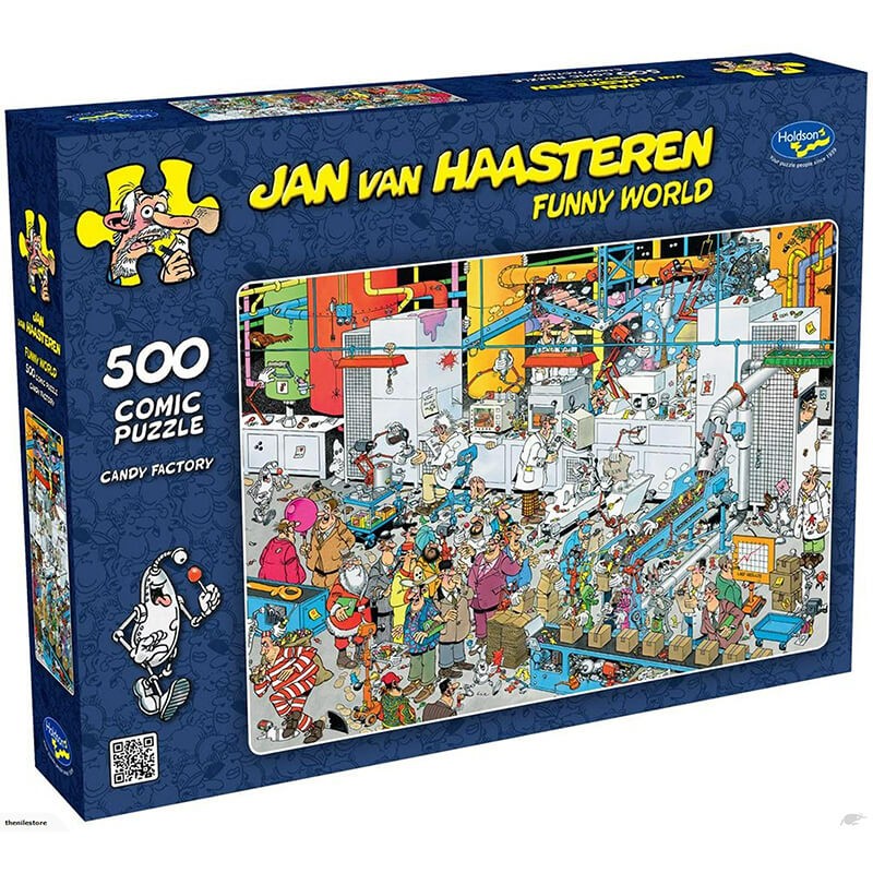 Candy Factory By Jan van Haasteren 500pc Puzzle