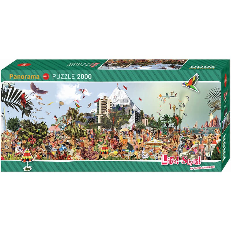 At the Beach By Sanda Anderlon 2000pc Puzzle