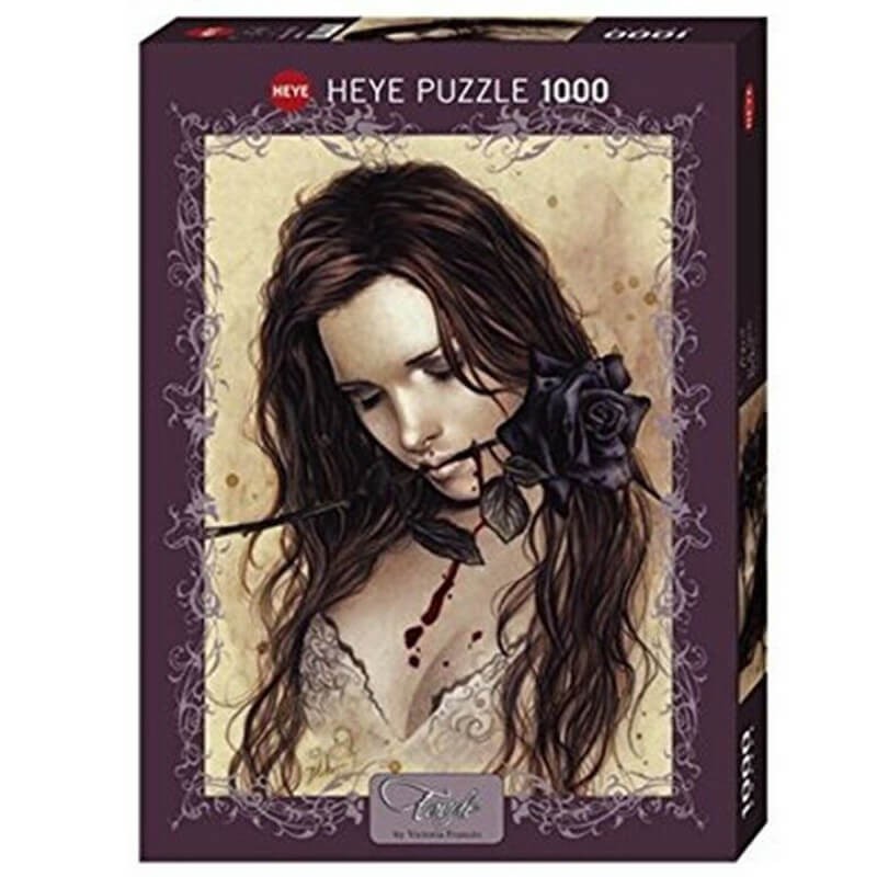 Dark Rose By Victoria Frances 1000pc Puzzle