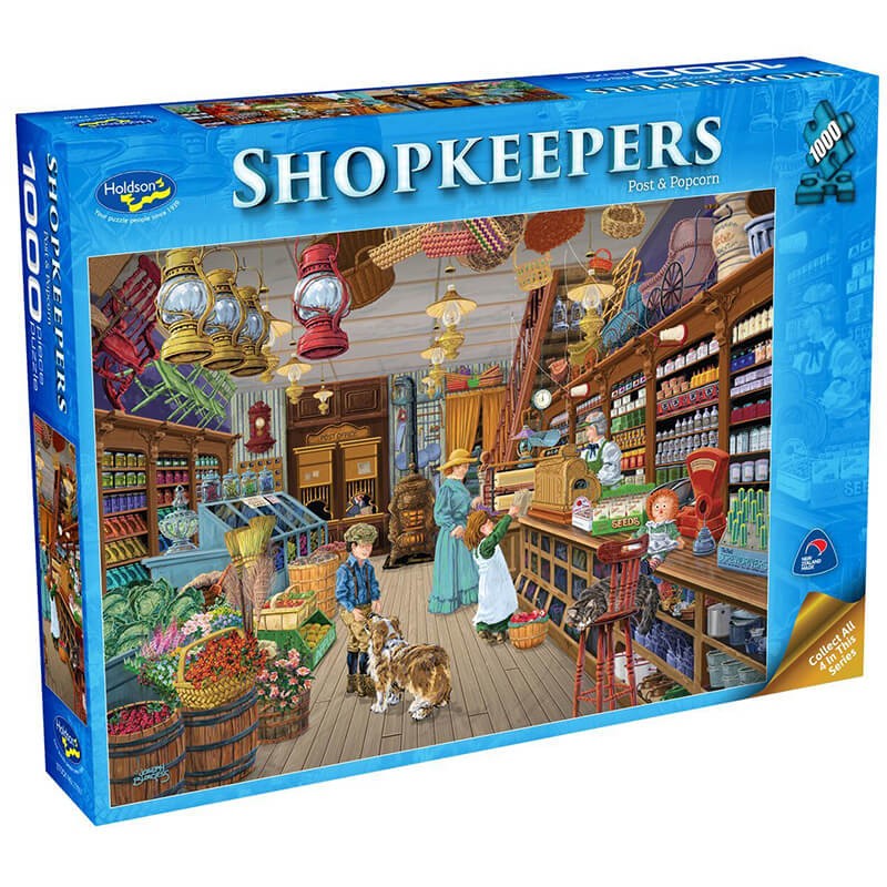 Post & Popcorn By Joseph Burgess 1000pc Puzzle