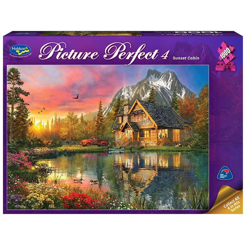 Sunset Cabin By Dominic Davison 1000pc Puzzle