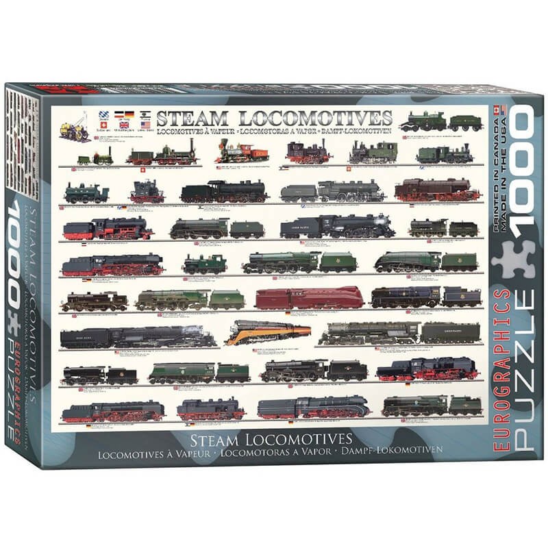 Steam Locomotives 1000pc Puzzle