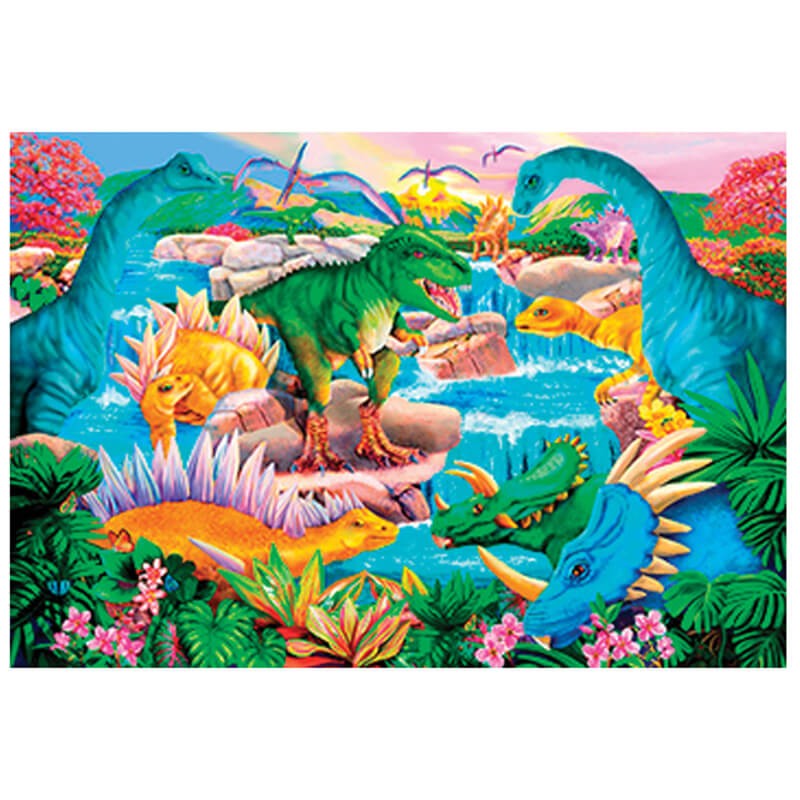 Prehistoric Waterfall By Mary Thompson 100pc Puzzle