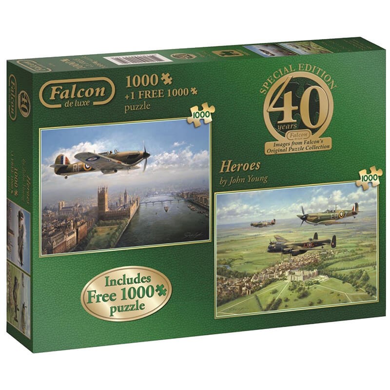 Heroes By John Young 40th Anniversary Edition 2x1000pc Puzzle