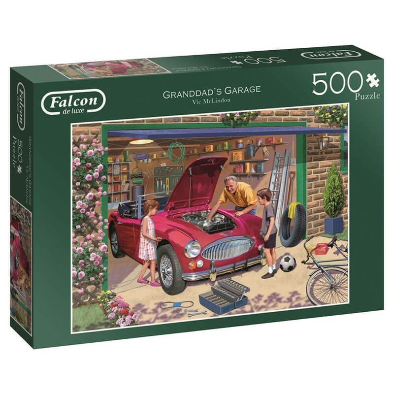 Granddad's Garage By Vic McLindon 500pc Puzzle