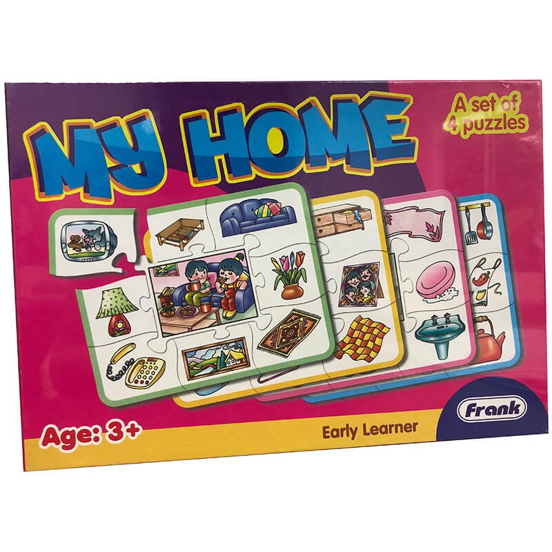 My Home 4 x 9pc Puzzle