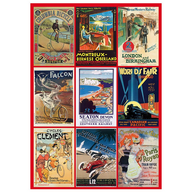 Vintage Posters Transport 1000pc Puzzle