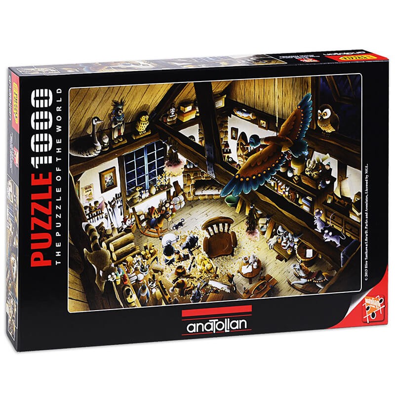 Wooden Workshop By Hiro Tanikawa 1000pc Puzzle