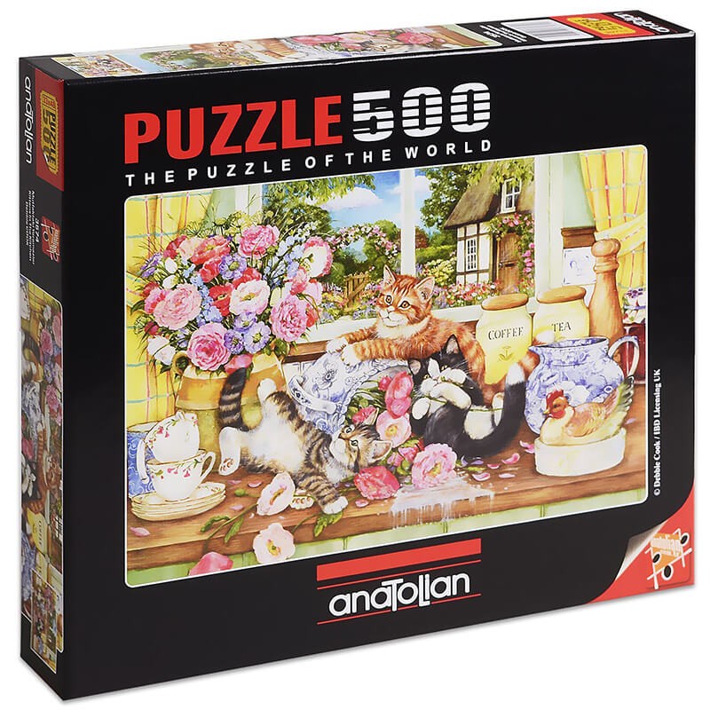 Kittens In The Kitchen By Debbie Cook 500pc Puzzle