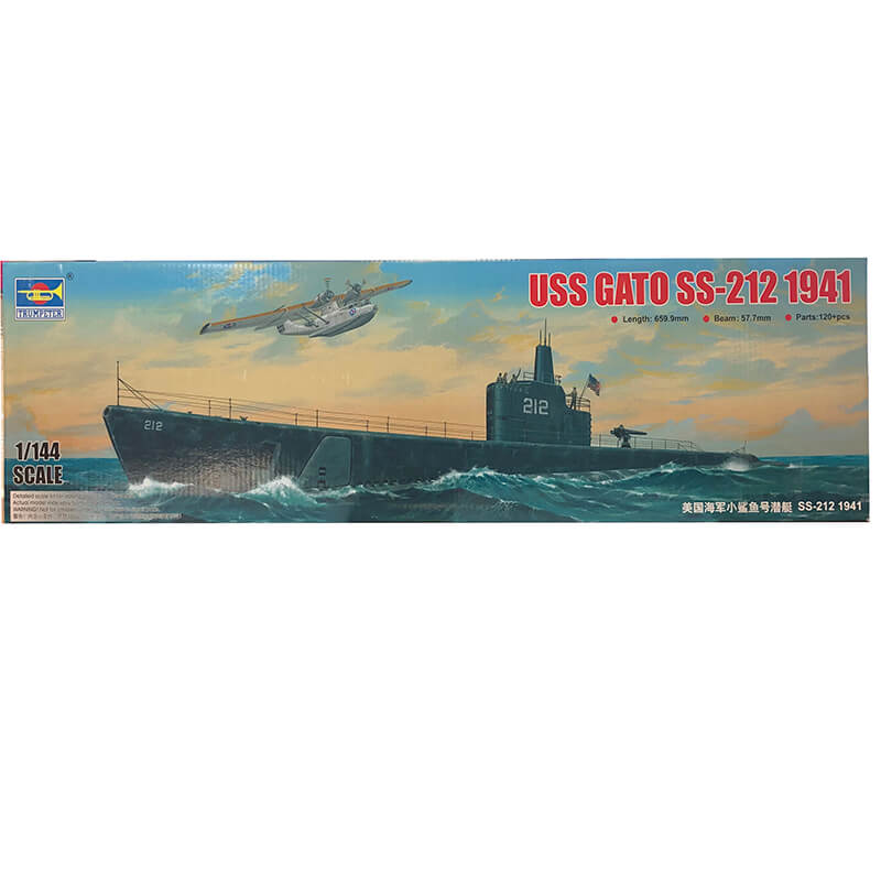 Trumpeter 1/144 USS Gato SS-212 1941 Kit