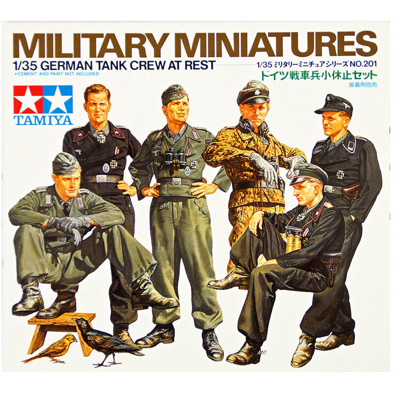 Tamiya 1/35 German Tank Crew At Rest Kit