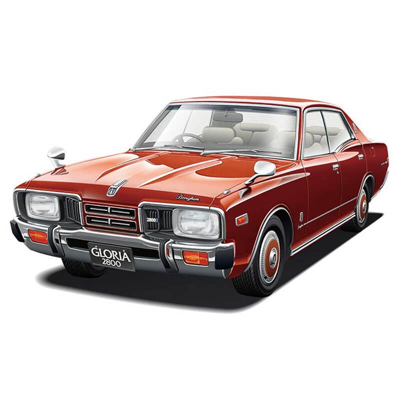 Aoshima 1/24 Nissan P332 Cedric/Gloria 4HT 280E Brougham '78 Kit