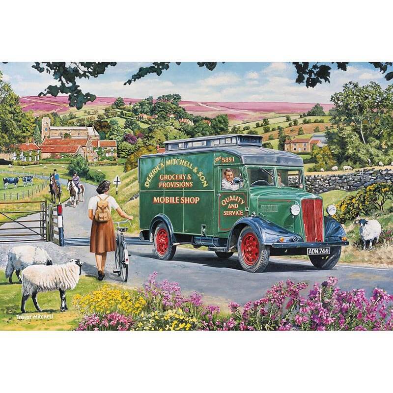Mitchell's Mobile Shop By Trevor Mitchell 4x500pc Puzzle
