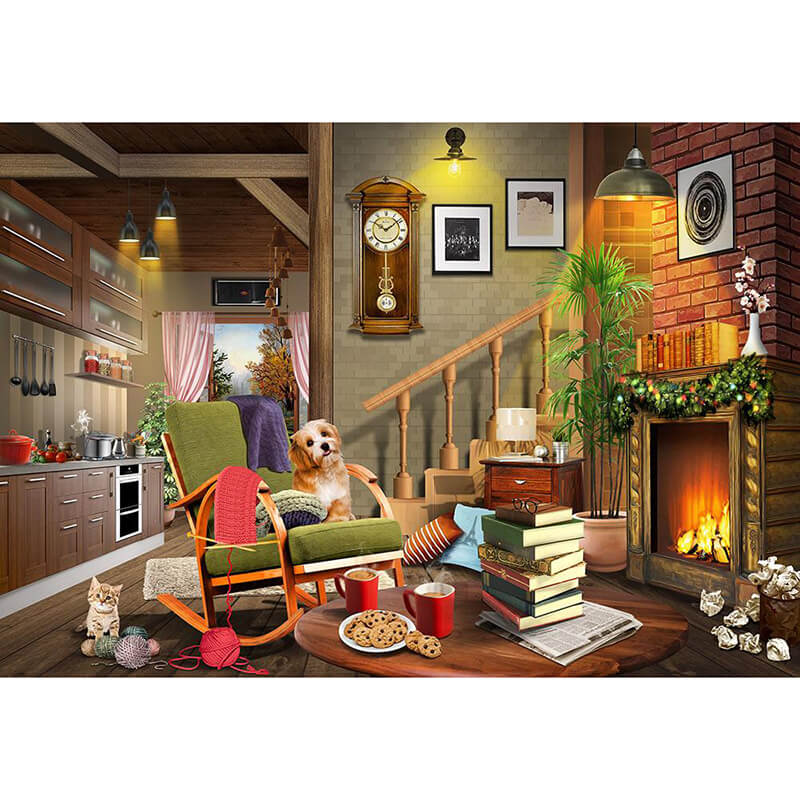 Inside Merles's Cottage 1000pcs Puzzle