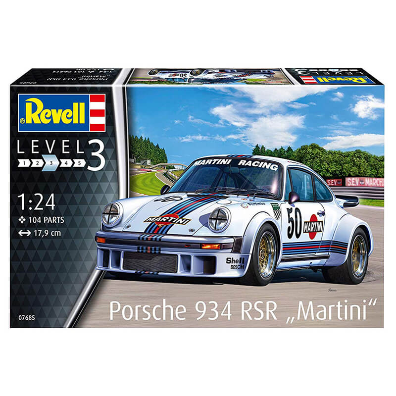 Revell 1/24 Porsche 934 RSR "Martini" Kit