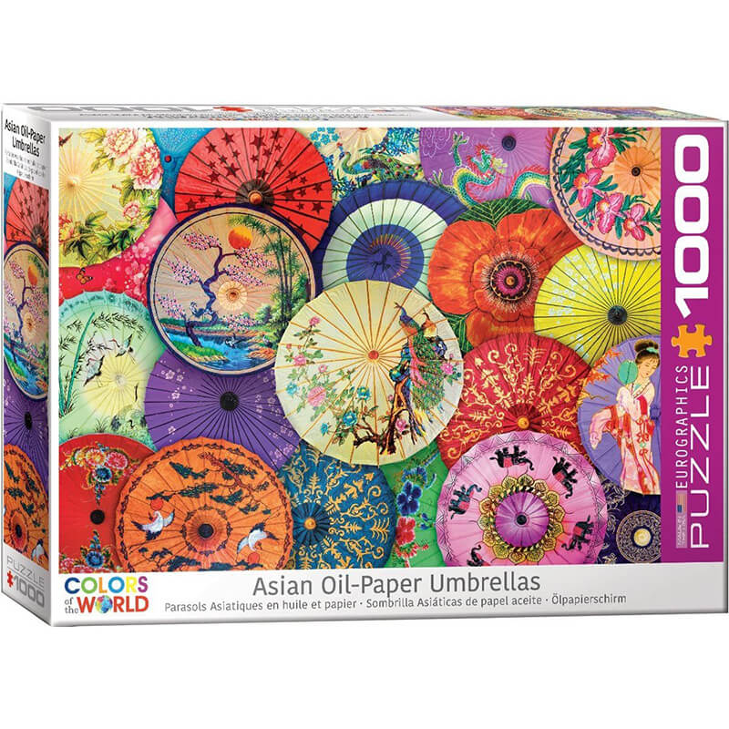 Asian Oil-Paper Umbrellas 1000pc Puzzle
