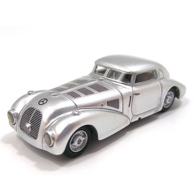BoS Models 1/87 Mercedes-Benz 540 K Stormlinienwagen (Silver)